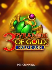 3 Pyramids of Gold: Hold & Win slot by Penguin King