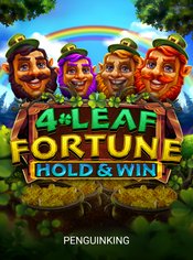 4-Leaf Fortune: Hold & Win slot by Penguin King