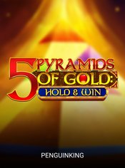 5 Pyramids of Gold: Hold & Win slot by Penguin King