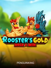 Rooster's Gold: Hold & Win slot by Penguin King