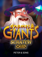 Gnomes and Giants Scratchcard slot by Peter & Sons
