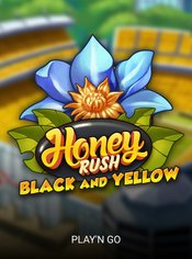 Honey Rush Black and Yellow slot by Play'n GO