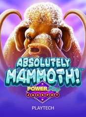 Absolutely Mammoth Power Play Jackpot slot by PlayTech