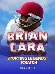 Brian Lara Sporting Legends Scratch slot by PlayTech