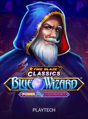 Fire Blaze: Blue Wizard PowerPlay Jackpot slot by PlayTech