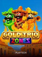 Gold Trio: Zones slot by PlayTech
