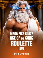 Mega Fire Blaze Age of the Gods Roulette Live