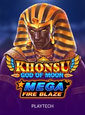 Mega Fire Blaze Khonsu God of Moon slot by PlayTech