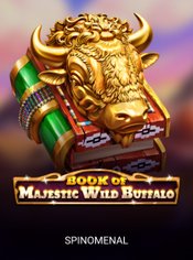 Book Of Majestic Wild Buffalo slot by Spinomenal