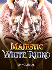 Majestic White Rhino slot by Spinomenal