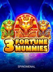 3 Fortune Mummies slot by Spinomenal