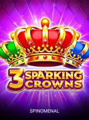 3 Sparking Crowns slot by Spinomenal