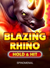 Blazing Rhino - Hold & Hit slot by Spinomenal