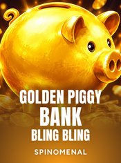 Golden Piggy Bank - Bling Bling