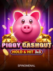 Piggy Cashout - Hold & Hit 3x3 slot by Spinomenal