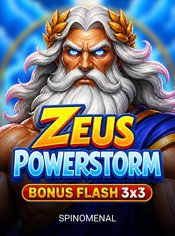 Zeus Powerstorm - Bonus Flash 3x3 slot by Spinomenal