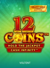 12 Coins Grand Gold Edition slot by VoltEnt (Wazdan)