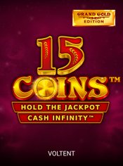 15 Coins Grand Gold Edition slot by VoltEnt (Wazdan)