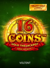 16 Coins Grand Gold Edition slot by VoltEnt (Wazdan)