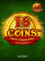 16 Coins Halloween Edition slot by VoltEnt (Wazdan)