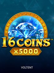16 Coins x5000 Score the Jackpot slot by VoltEnt