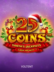 25 Coins Santa's Jackpots slot by VoltEnt (Wazdan)