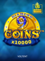 9 Coins Diamond Burning Board slot by VoltEnt (Wazdan)