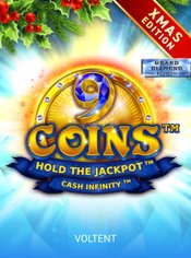 9 Coins Grand Diamond Xmas slot by VoltEnt (Wazdan)