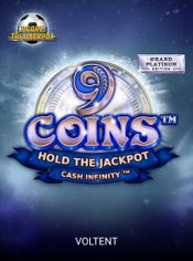 9 Coins Grand Platinum Edition Score the Jackpot slot by VoltEnt (Wazdan)