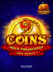 9 Coins Halloween slot by VoltEnt (Wazdan)