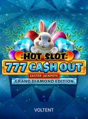 Hot Slot: 777 Cash Out Grand Diamond Edition Easter Jackpots slot by VoltEnt (Wazdan)