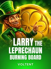 Larry the Leprechaun Burning Board