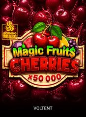 Magic Fruit$: Cherries Burning Board slot by VoltEnt