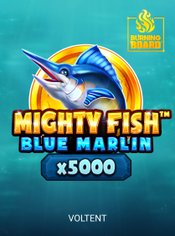 Mighty Fish: Blue Marlin Burning Board slot by VoltEnt (Wazdan)