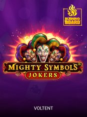 Mighty Symbols: Jokers Burning Board slot by VoltEnt (Wazdan)