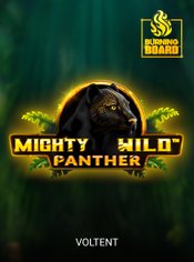 Mighty Wild: Panther Gold Burning Board slot by VoltEnt (Wazdan)
