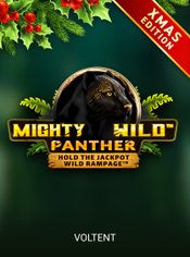 Mighty Wild: Panther Xmas slot by VoltEnt (Wazdan)
