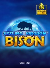 Sizzling Kingdom: Bison Burning Board slot by VoltEnt (Wazdan)