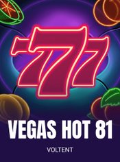 Vegas Hot 81 slot by VoltEnt (Wazdan)