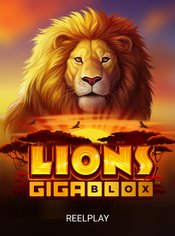 Lions GigaBlox slot by Reel Play